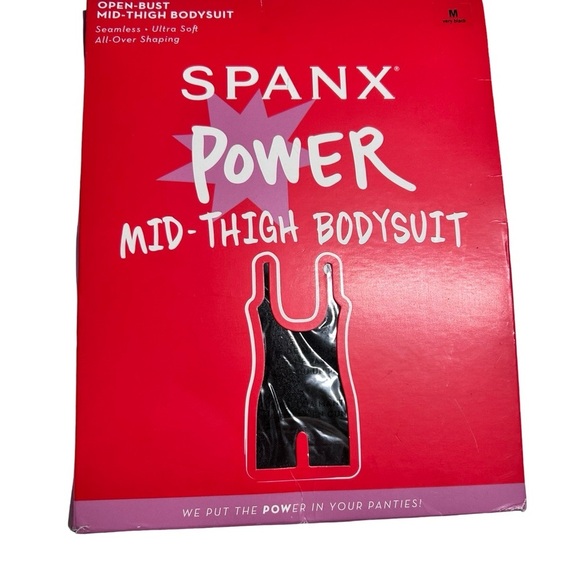 SPANX Power Bodysuit Black, NWT, Size M - Picture 1 of 4